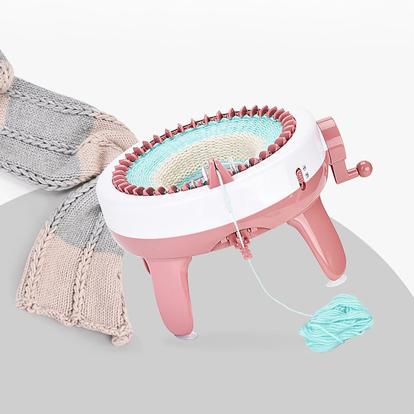 Diy Knitting Machine Smart Weaving Rotating Kids Toy Scarf Sock Hat Gift Other Knitting Accessories