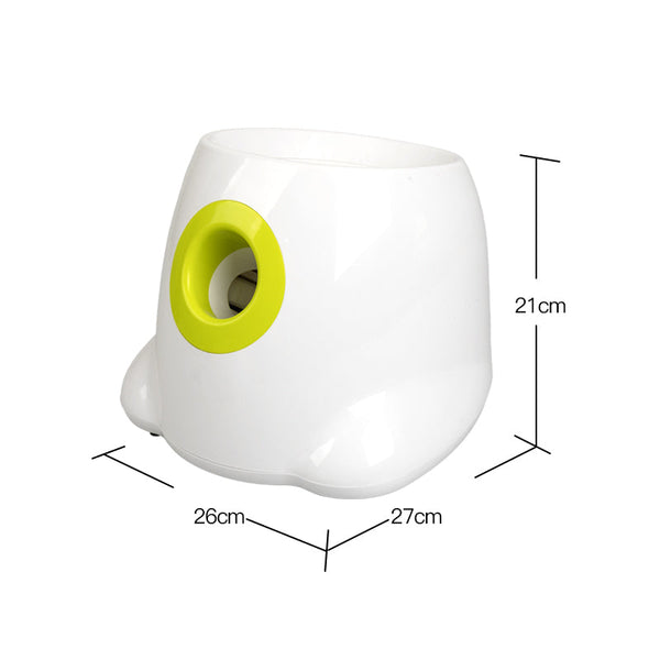 Dog Ball Launcher Thrower Automatic Tennis Fetch Throwing Machine 3 Balls Dog Toys