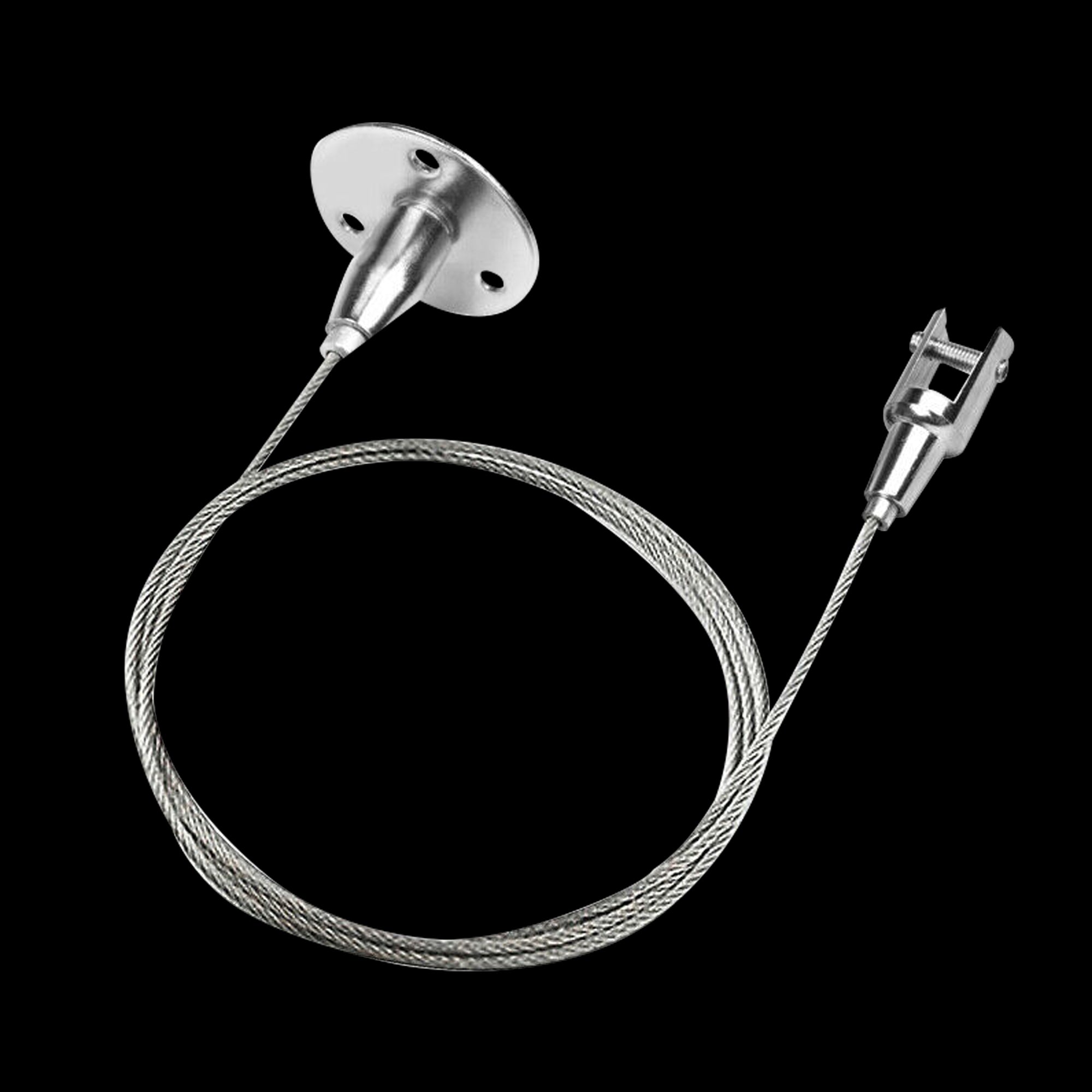 Billboard Hanger Indicator Light Suspension Hook Cable 30Kg Load Capacity 8 Pack Hooks & Eyes