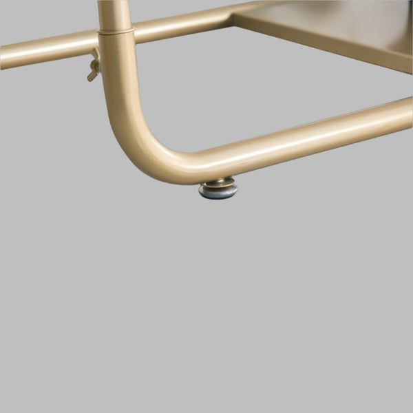 Gold Clothing Retail Shop Commercial Garment Display Rack Shop Display Racks