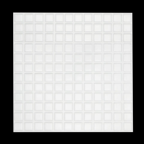 Tiles 3D Peel And Stick Wall Stereoscopic Crystal White 10 Sheets Floor & Wall Tiles