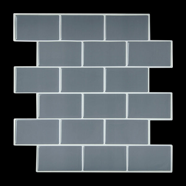 Tiles 3D Peel And Stick Wall Dark Grey 10 Sheets Floor & Wall Tiles