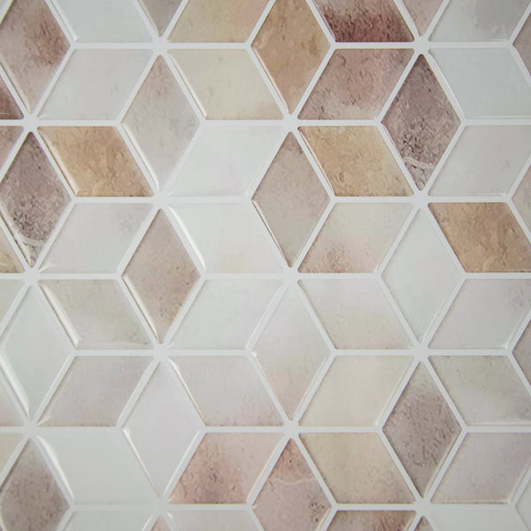 Tiles 3D Peel And Stick Wall Shell Mosaic 10 Sheets Floor & Wall Tiles