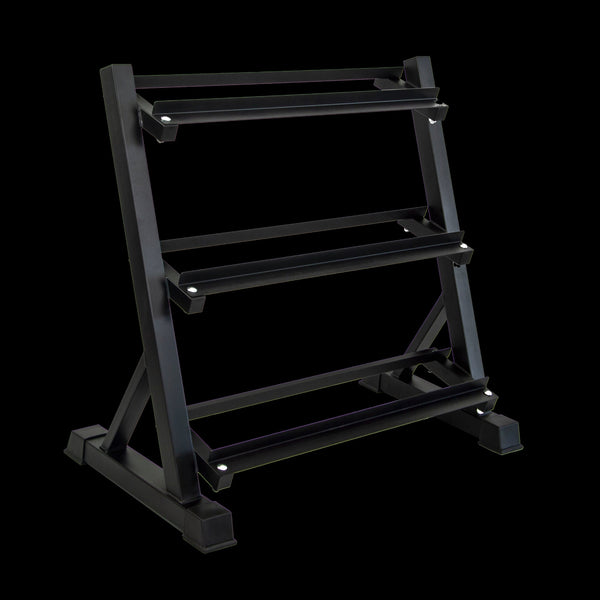 Dumbbell Rack Storage Stand Hex Weight Heavy Duty 3 Tier Wide Home Gym Fitness Dumbbells