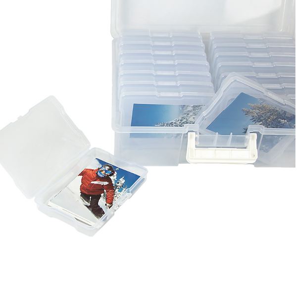 Jumbo Photo Storage Box 1600 4X6 Picture Album Organizer Container Craft Case Photo Albums & Boxes