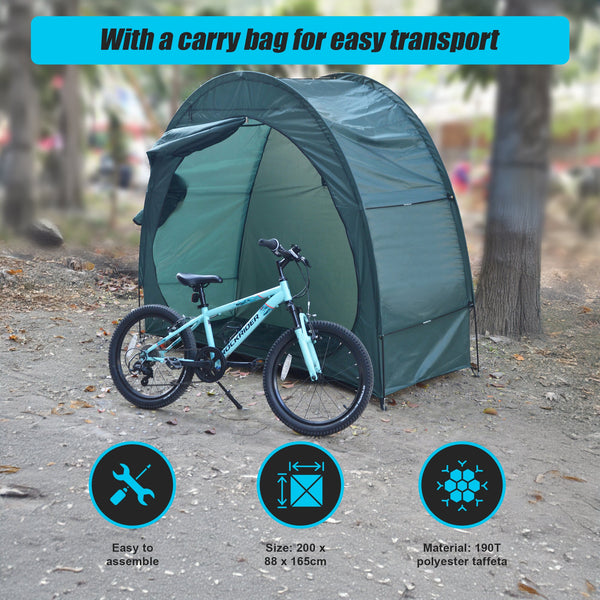 Bicycle Shelter Outdoor Bike Cave Garden Storage Shed Tent Travel Bicycle Stands & Storage