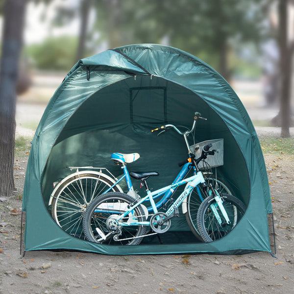 Bicycle Shelter Outdoor Bike Cave Garden Storage Shed Tent Travel Bicycle Stands & Storage