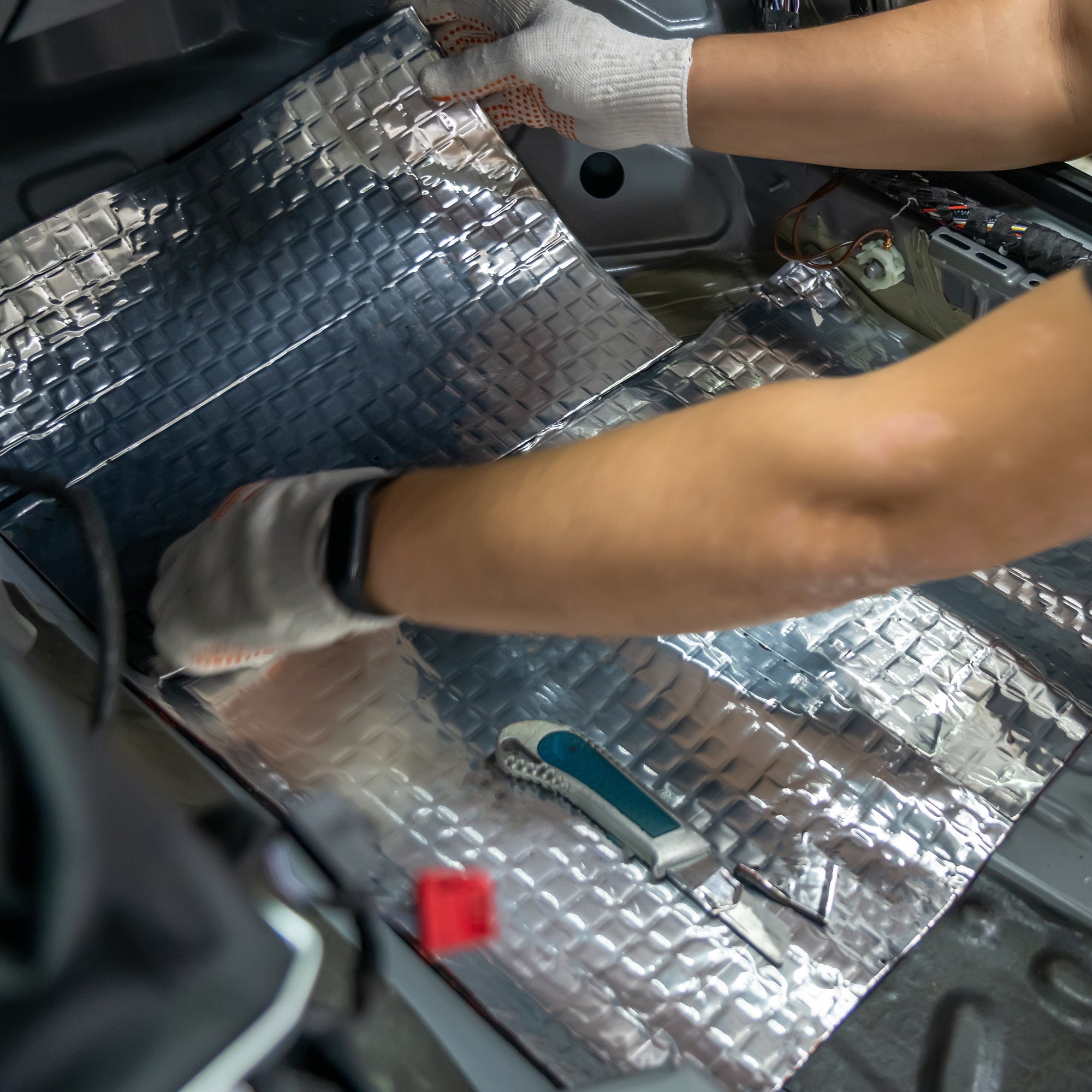 Sound Deadener Roll Car Insulation Mat 30% Thicker Noise Proofing Heat Shield Floor Mats Carpets