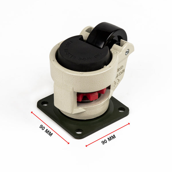 Leveling Casters Swivel Workbench Adjustable Wheel 1000Kg Retractable 4Pcs Castor Wheels