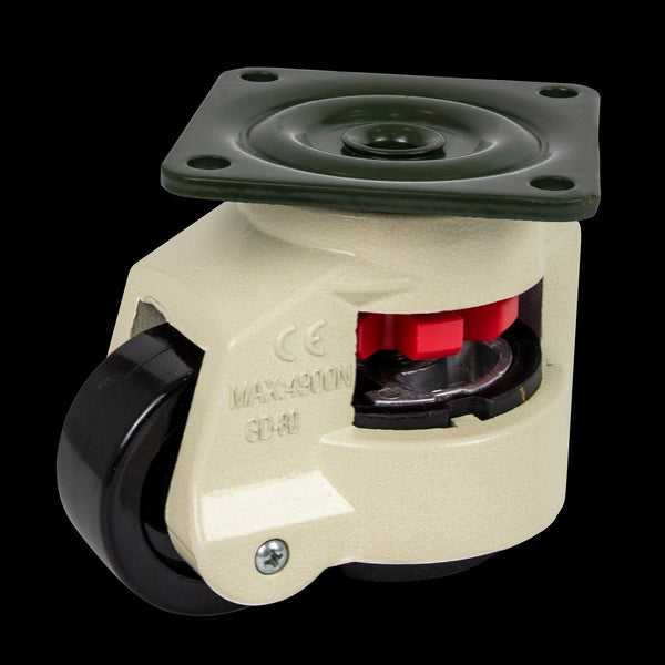 Leveling Casters Swivel Workbench Adjustable Wheel 1000Kg Retractable 4Pcs Castor Wheels