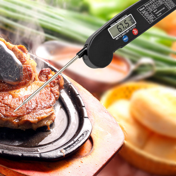 Digital Food Thermometer Bbq Tool Cooking Meat Kitchen Temperature Mag Net Cooking Thermometers