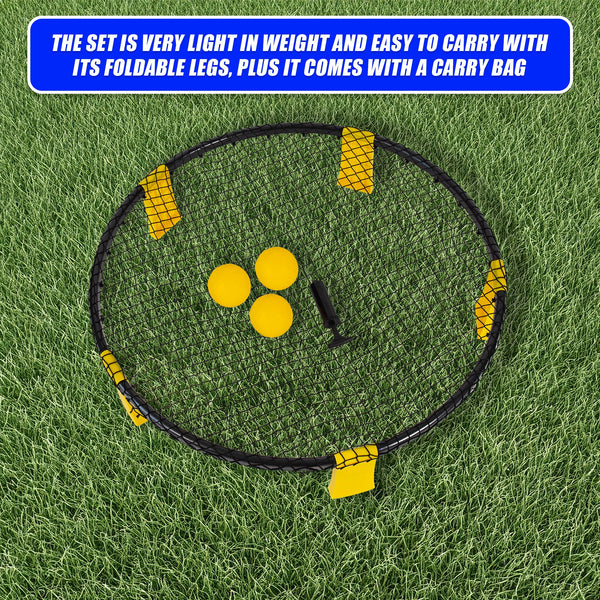 Mini Set Outdoor Game Garden Beach Net Ball Kit Sport Toys Volleyball