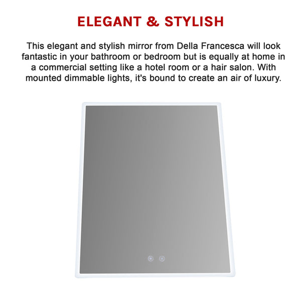 Smart Mirror Bathroom Vanity Led Lighted Wall 800X600mm Mirrors