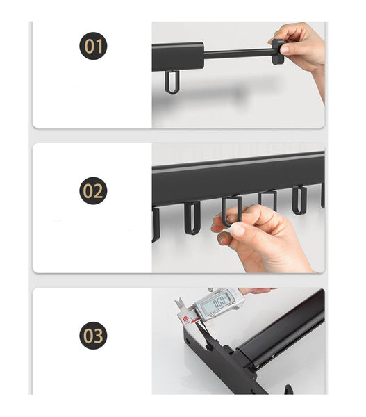 Foldable Wall Hanging Clothes Drying Rack Balcony Retractable Hanger Clothes Airers