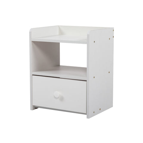 Bed Drawers Side Bedroom Furniture Nightstand White Unit Side Tables