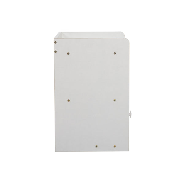 Bed Drawers Side Bedroom Furniture Nightstand White Unit Side Tables