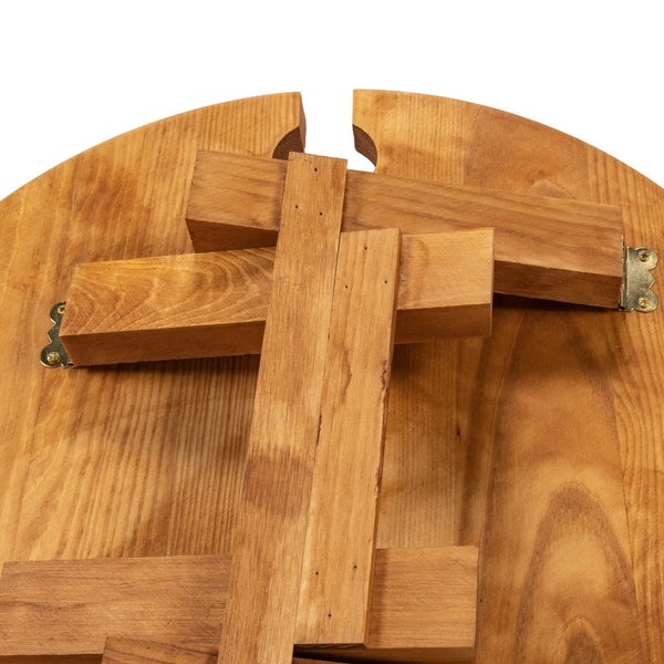 Outdoor Picnic Table Wooden Portable Folding Mini Wine Rack Picnic Accessories