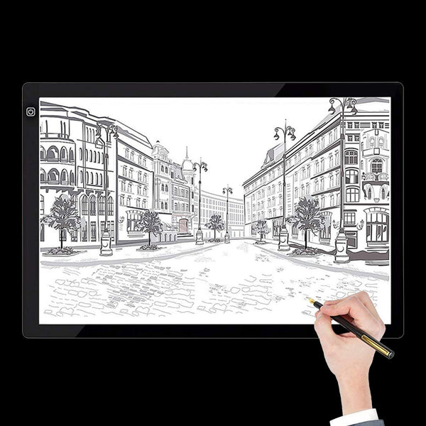 A2 Led Light Box Tracing Board Art Design Stencil Tattoo Copy Drawing Pad Drawing Boards & Tables