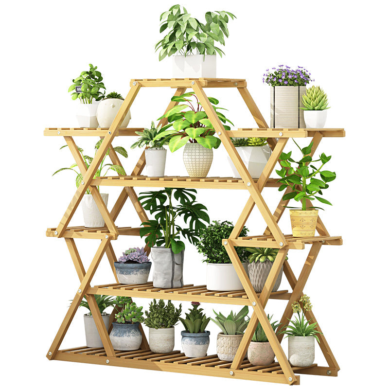 Bamboo Multilayer Flower Plant Bonsai Rack Shelf Stand Porch Lawn Patio Plant Stands