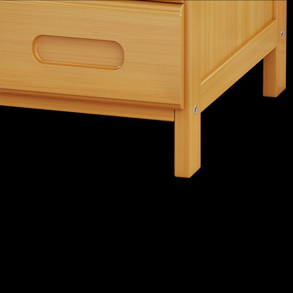 Bamboo Bedside Table Nightstand Storage Bedroom Sofa Side Stand Bedside Tables