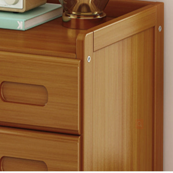 Bamboo Bedside Table Nightstand Storage Bedroom Sofa Side Stand Bedside Tables