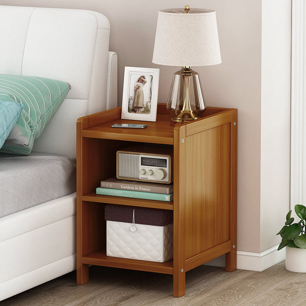 Bamboo Bedside Table Nightstand Storage Bedroom Sofa Side Stand Bedside Tables