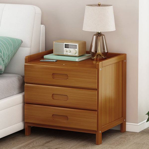 Bamboo Bedside Table Nightstand Storage Bedroom Sofa Side Stand Bedside Tables