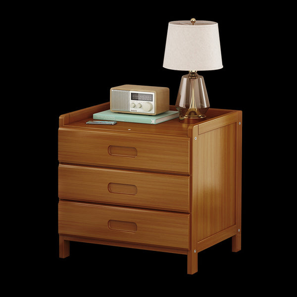Bamboo Bedside Table Nightstand Storage Bedroom Sofa Side Stand Bedside Tables