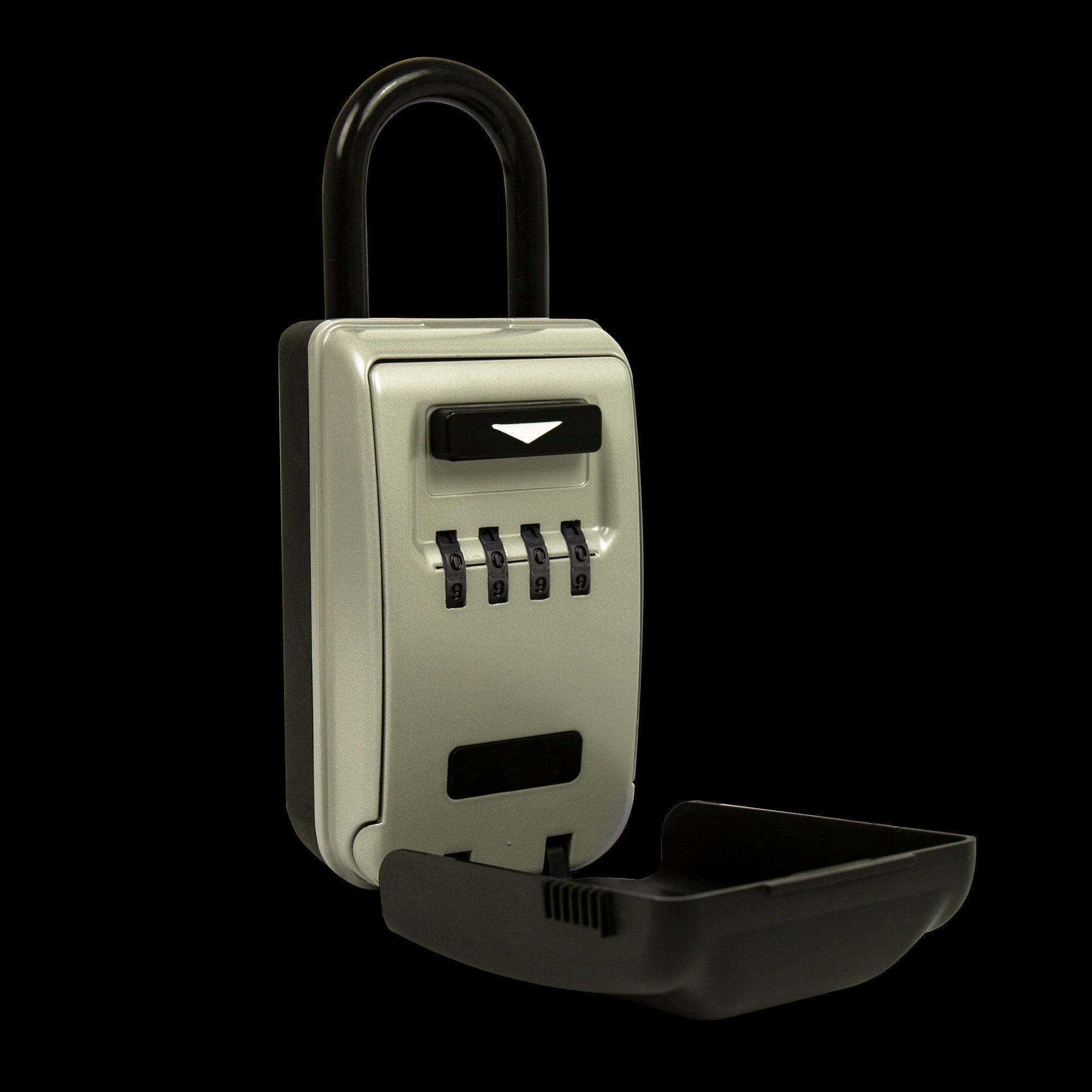 Security 4 Digit Combination Cable Lock Box With Luminous Dials Padlocks