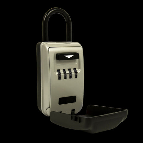Security 4 Digit Combination Cable Lock Box With Luminous Dials Padlocks