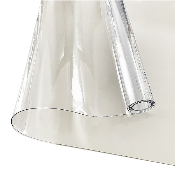 Pvc Tablecloth Protector 107X213.4Cm Clear Plastic Cloth Cover Transparent Table Cloths