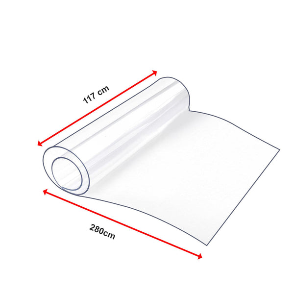 Pvc Tablecloth Protector Cover Dining Cloth Plastic 2800X1170mm 2.0Mm Table Cloths