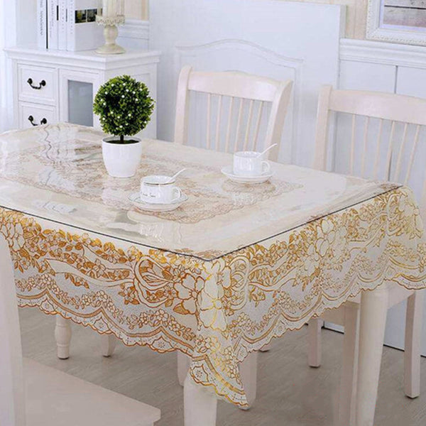 Pvc Tablecloth Protector Cover Dining Cloth Plastic 2800X1170mm 2.0Mm Table Cloths