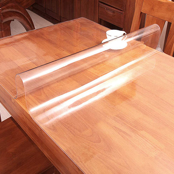 Pvc Tablecloth Protector Cover Dining Cloth Plastic 2800X1170mm 2.0Mm Table Cloths