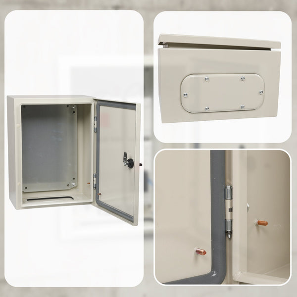 Carbon Steel Electrical Enclosure Box Ip65 Wall Mount 400 X 300 200 Mm Electrical Boxes & Enclosures