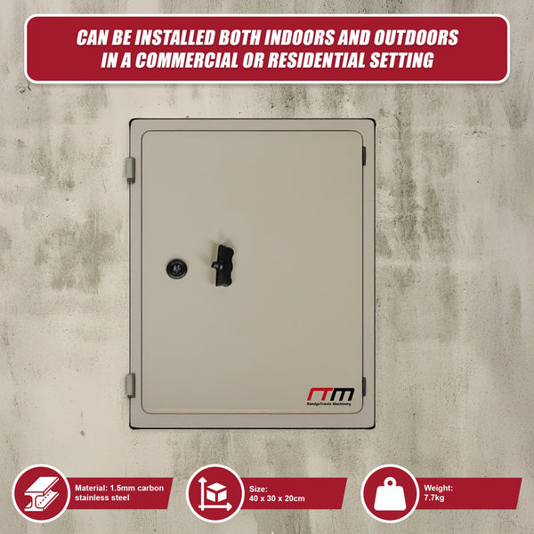 Carbon Steel Electrical Enclosure Box Ip65 Wall Mount 400 X 300 200 Mm Electrical Boxes & Enclosures