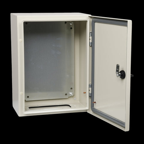 Carbon Steel Electrical Enclosure Box Ip65 Wall Mount 400 X 300 200 Mm Electrical Boxes & Enclosures