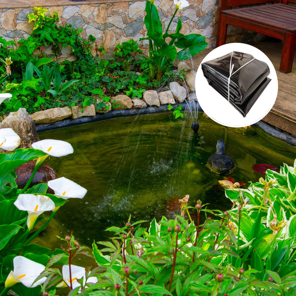Fish Pond Liner 3 X 4.6M 0.5Mm Garden Pool Membrane Reinforced Outdoor Fountains