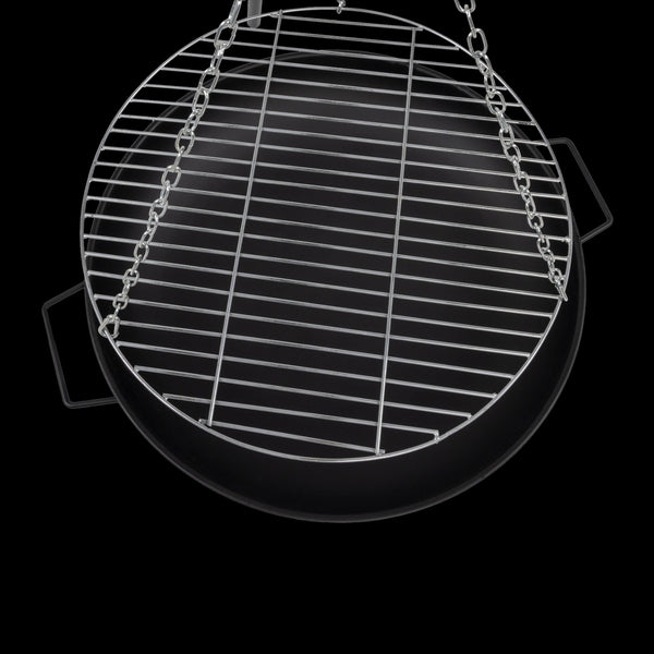 Tripod Garden Fire Pit Bbq Barbecue Cast Iron Steel Bowl Round Fire Pits