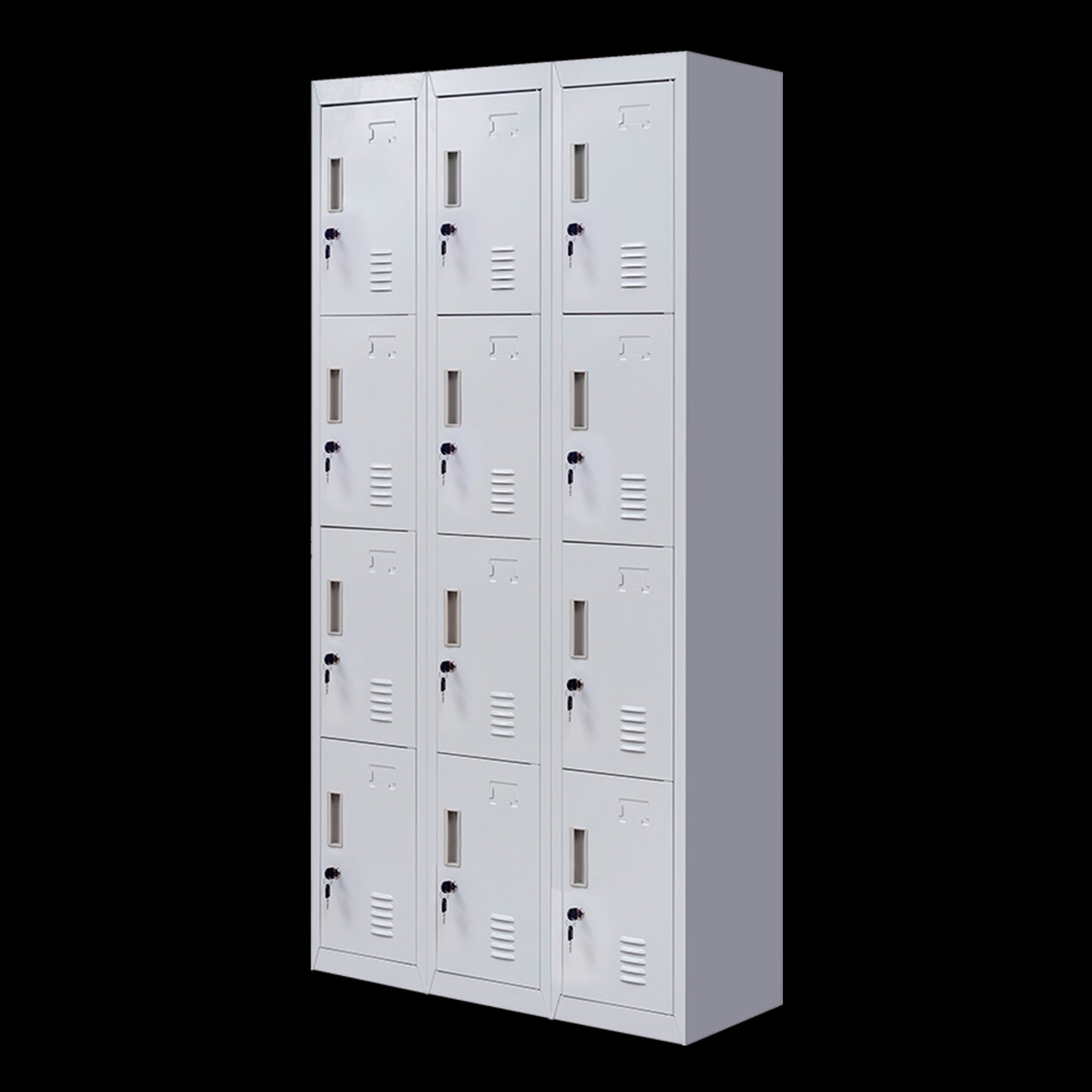 12 Door Locker For Office Gym Shed School Home Storage With Keys Padlocks