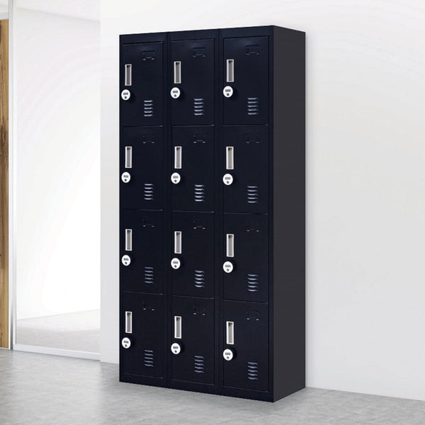 12 Door Locker For Office Gym Shed School Home Storage 4 Digit Combination Combination Padlocks