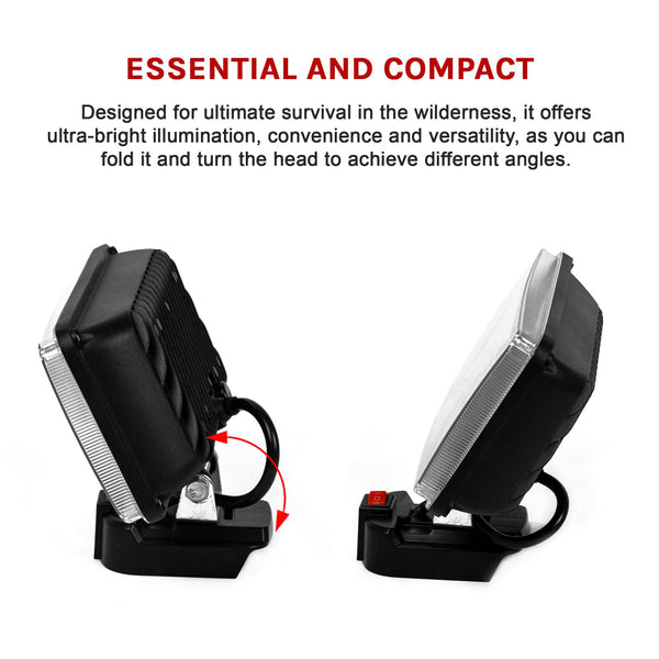 7" 18V Li Ion Led Work Light Torch Workshop Camping For Makita Battery Flashlights