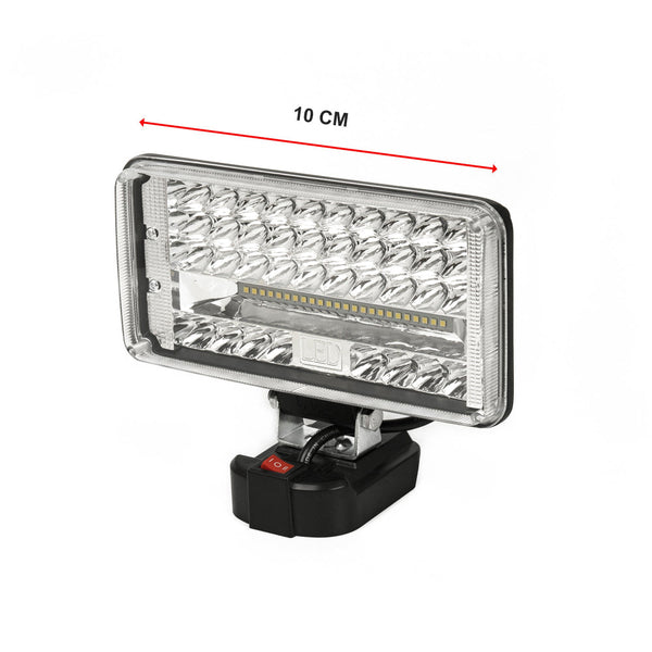 7" 18V Li Ion Led Work Light Torch Workshop Camping For Makita Battery Flashlights