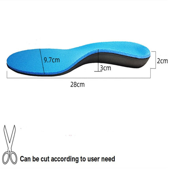 Original Dual Medium (Blue) Density Orthotics | Full Length Orthotics Braces & Sleeves
