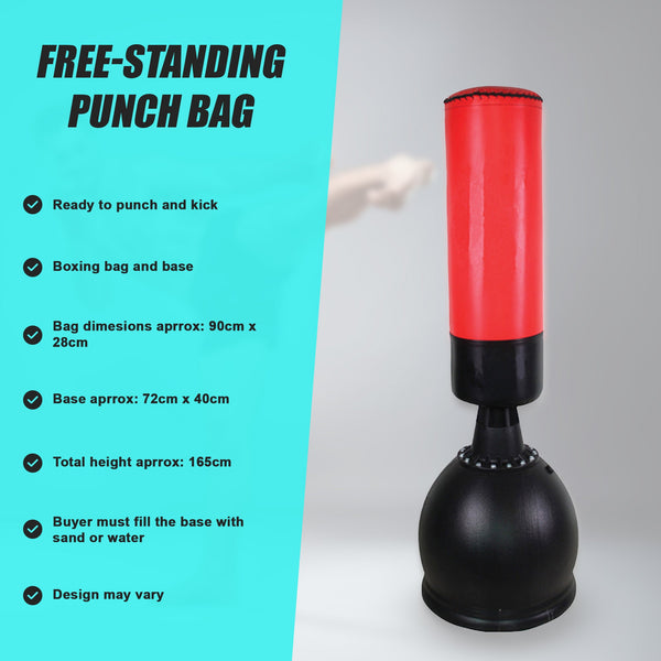 165Cm Boxing Punching Bag Free Standing Punching Bags