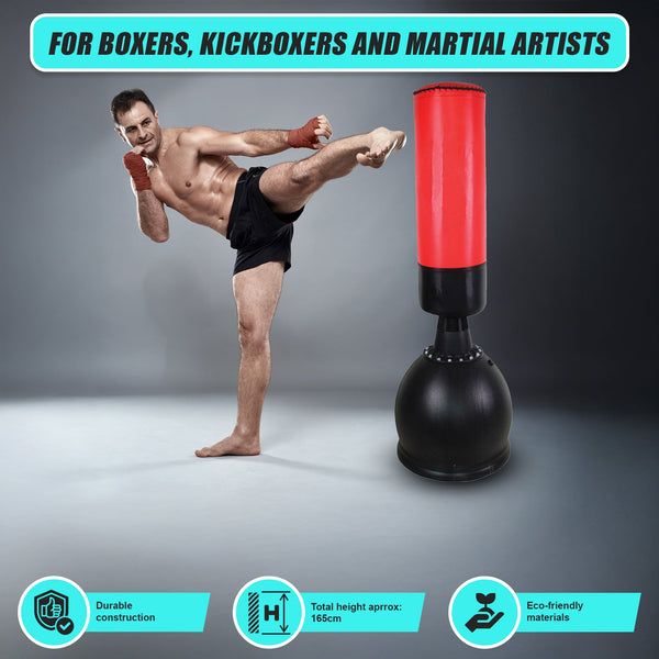165Cm Boxing Punching Bag Free Standing Punching Bags