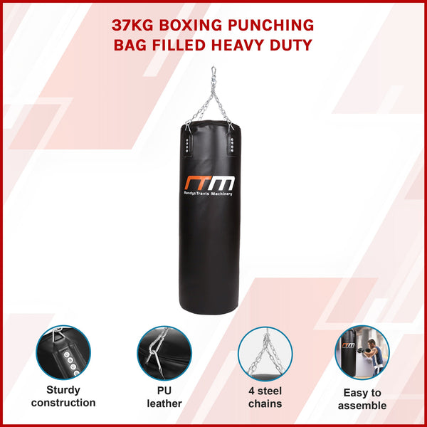 37Kg Boxing Punching Bag Filled Heavy Duty Punching Bags