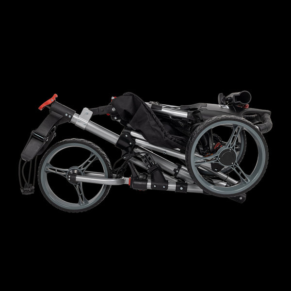 Golf Club Buggy Trolley Cart Compact Foldable 3 Wheel Golf Carts