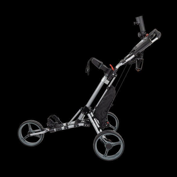 Golf Club Buggy Trolley Cart Compact Foldable 3 Wheel Golf Carts