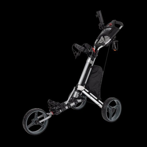 Golf Club Buggy Trolley Cart Compact Foldable 3 Wheel Golf Carts